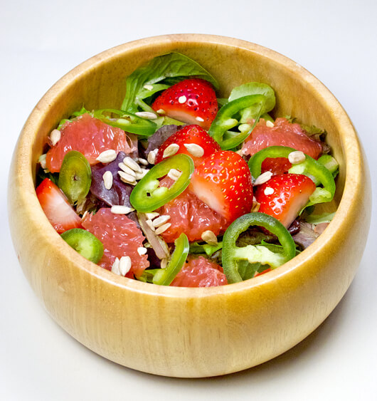 grapefruit strawberry salad