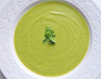 Chilled Pea and Leek Soup