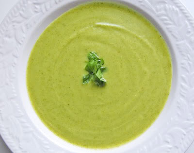 bowl of broccoli soup