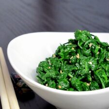 Ohitashi - Japanese Spinach And Sesame Salad