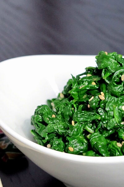 Ohitashi - Japanese Spinach and Sesame Salad