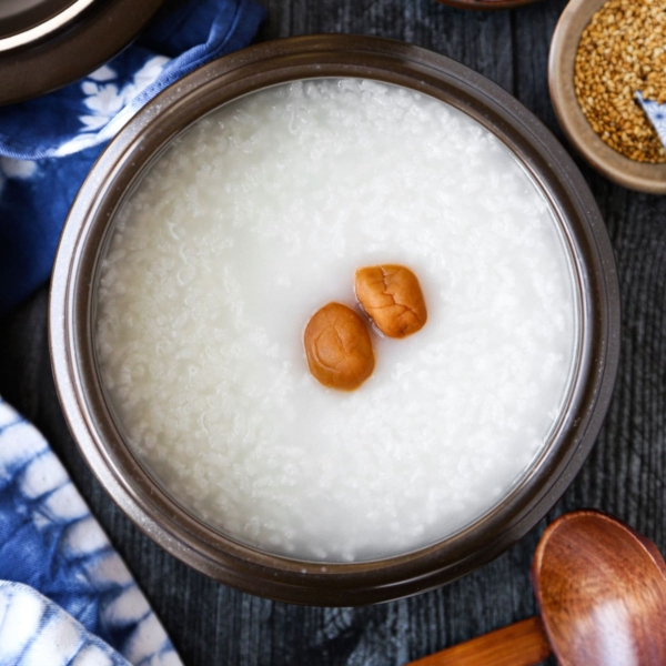 Okayu Rice Emage Riper Okayu (Japanese congee) | Pickled Plum