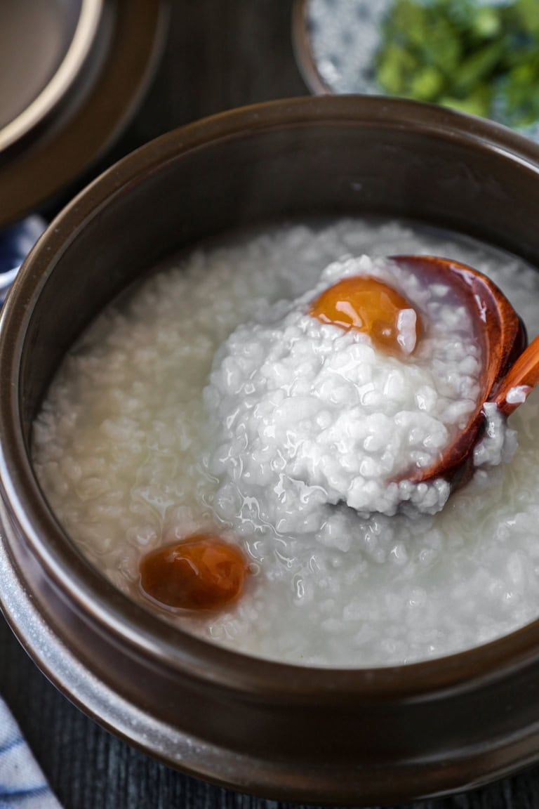 Okayu Rice Emage Riper Okayu (Japanese congee) | Pickled Plum