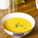 bowl of parsnip soup