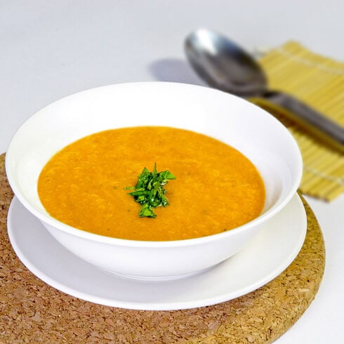 Tomato and Cantaloupe Gazpacho