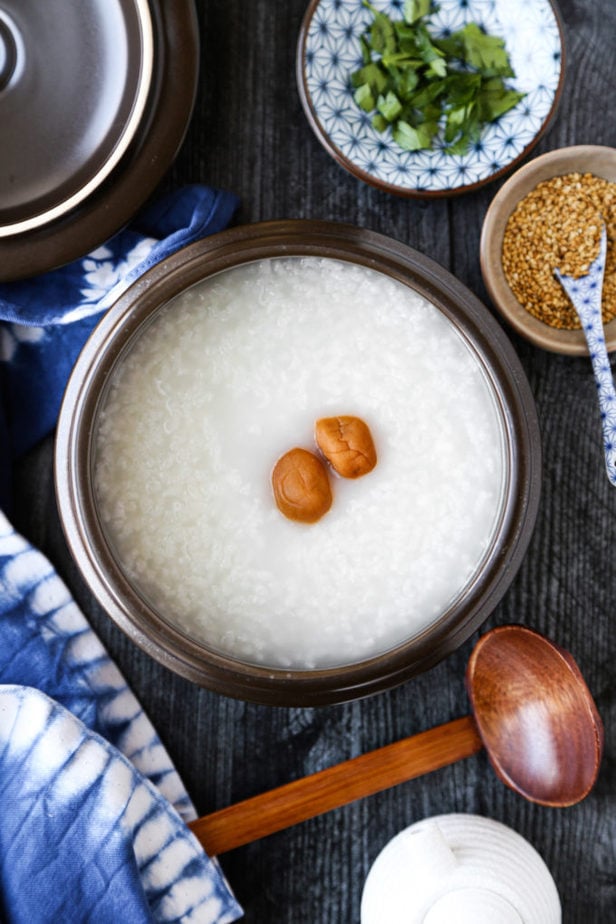 okayu Japanese rice porridge