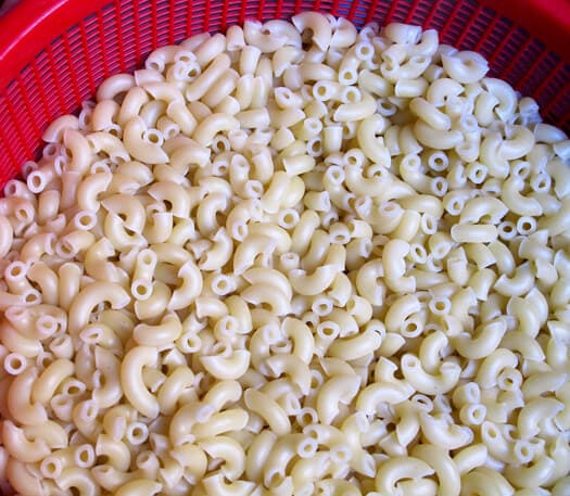 big macaroni noodles