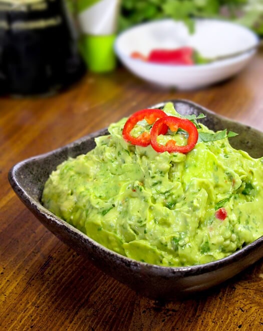 wasabi avocado dip