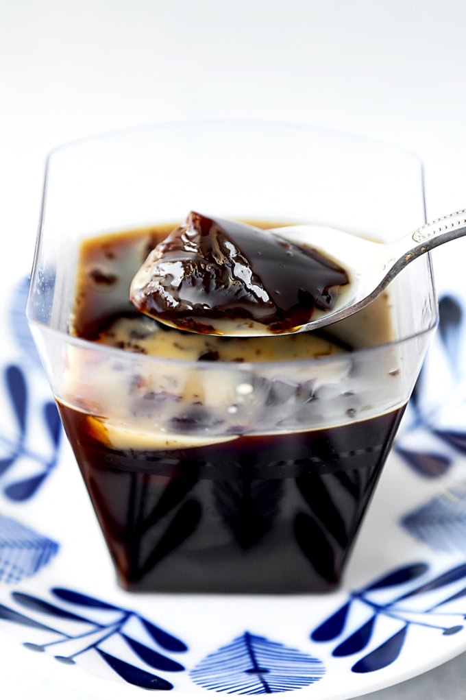 Japanese coffee jelly