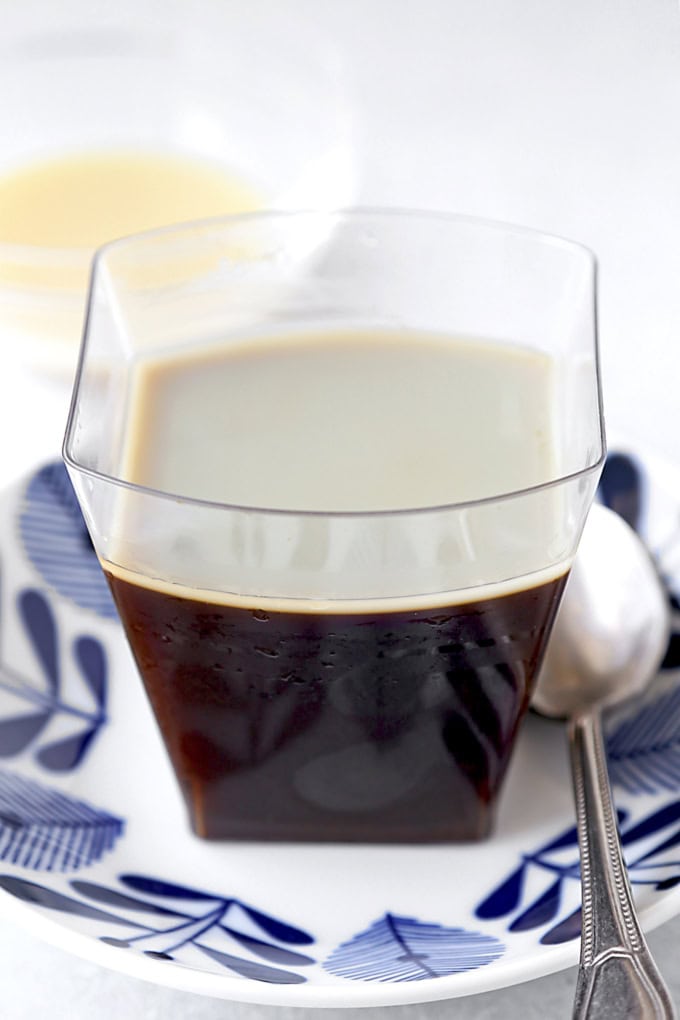 Japanese coffee jelly