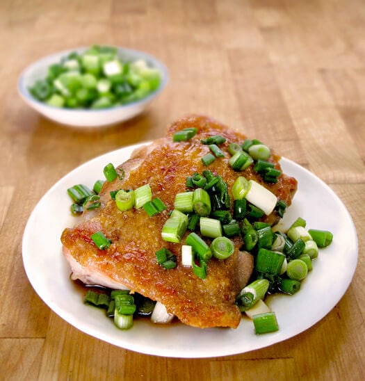 Japanese chicken with ponzu