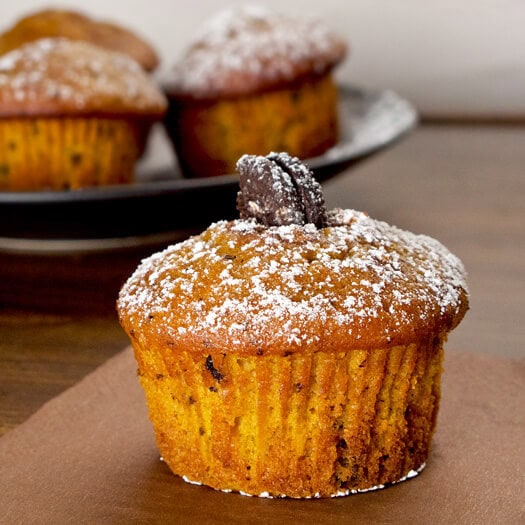 pumpkin oreo muffin