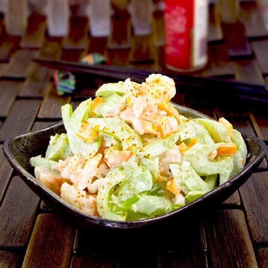 Shrimp and celery salad