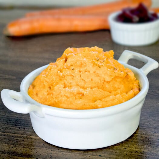 Sweet potato and squash puree