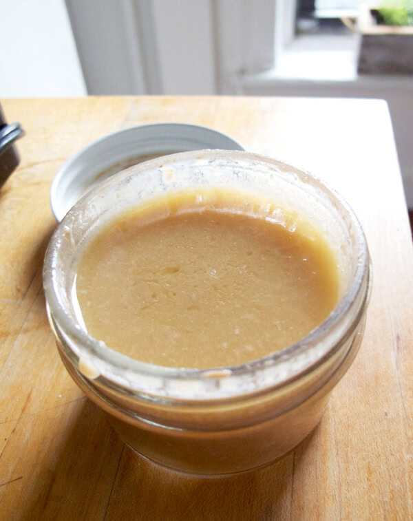 bowl of anchovy caesar salad dressing