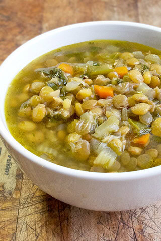 Vegetarian lentil soup | Pickled Plum