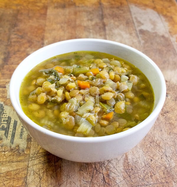 vegetarian lentil soup