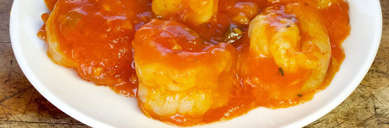 Shrimp in chili sauce - Ebi chili