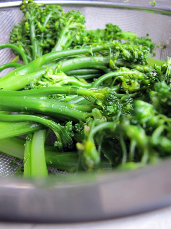 broccolini drained