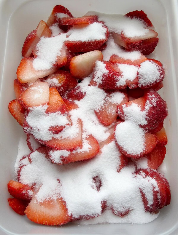 macerated strawberries