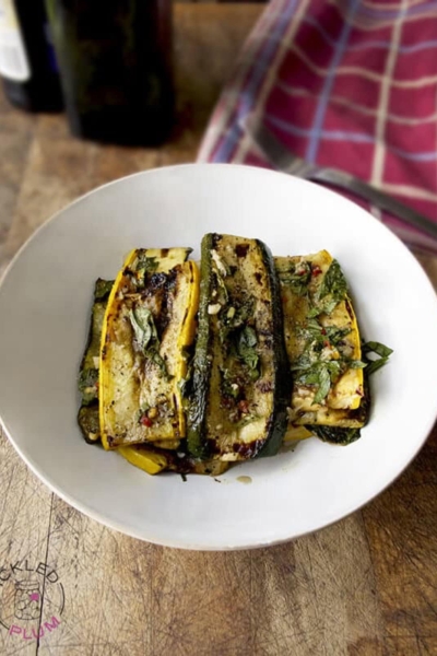 marinated zucchini