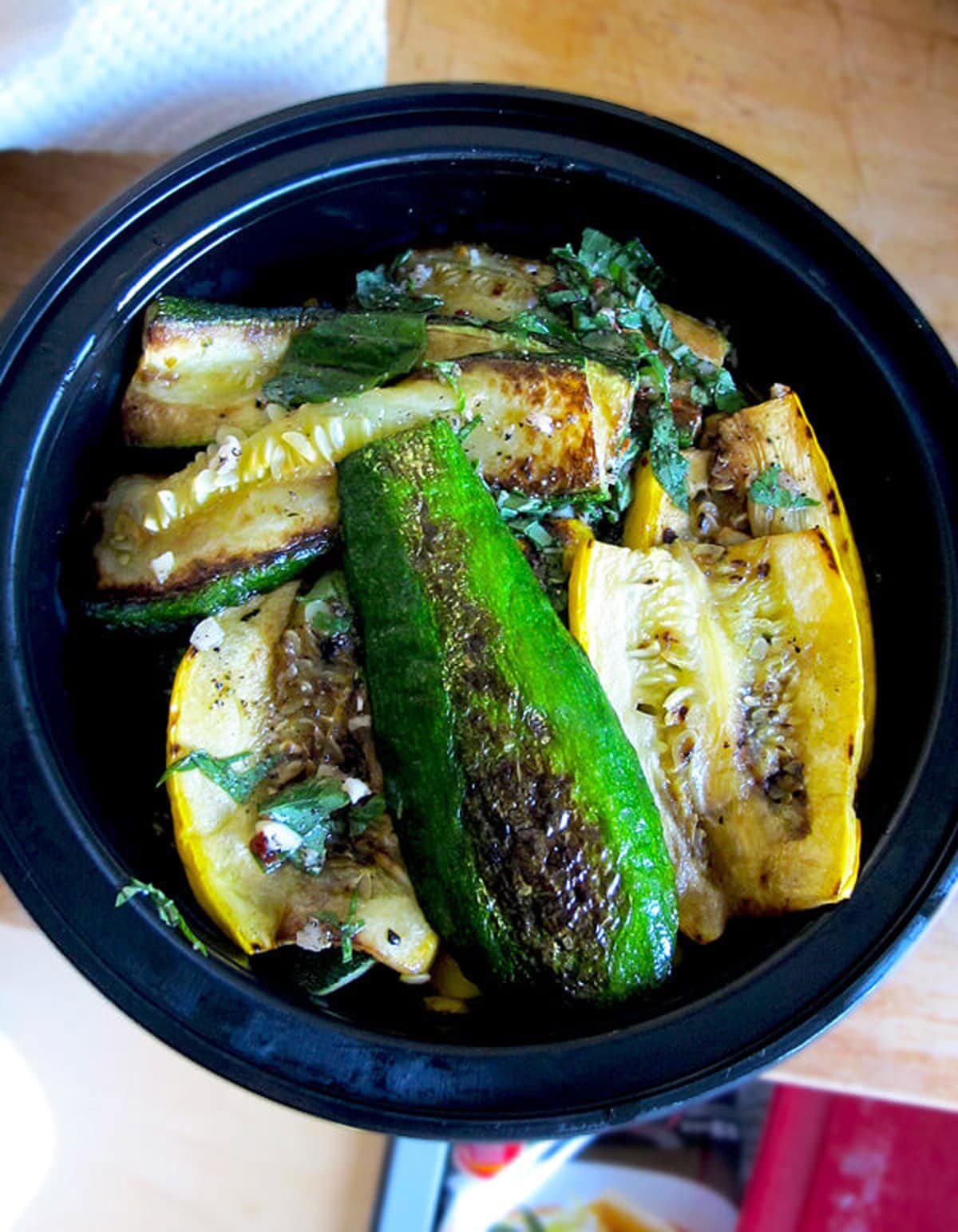 marinated zucchini