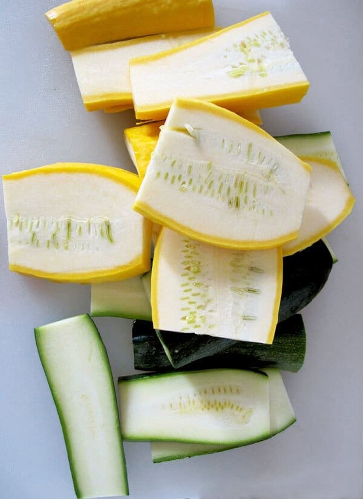 zucchini slices