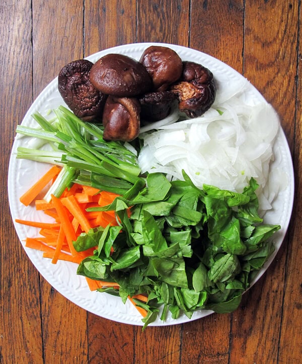 vegetables for chow mein