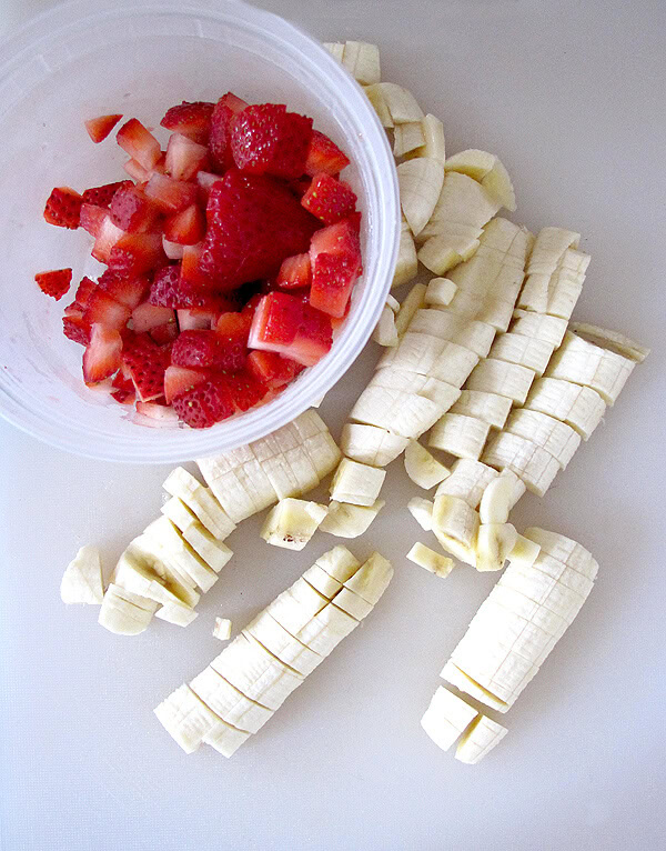 bananas strawberries