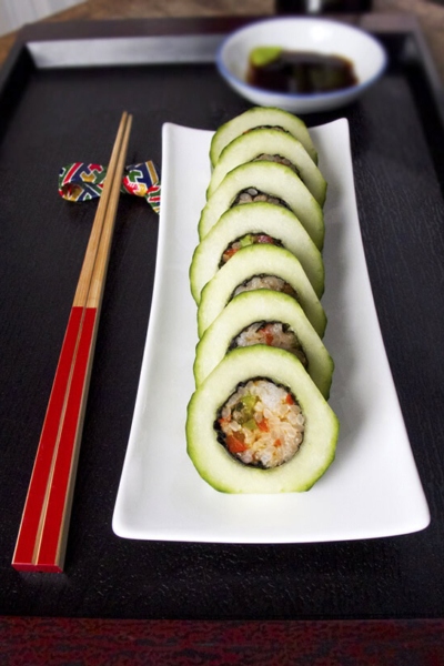 cucumber maki rolls