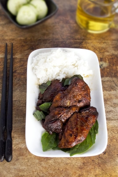 spicy soy basil chicken