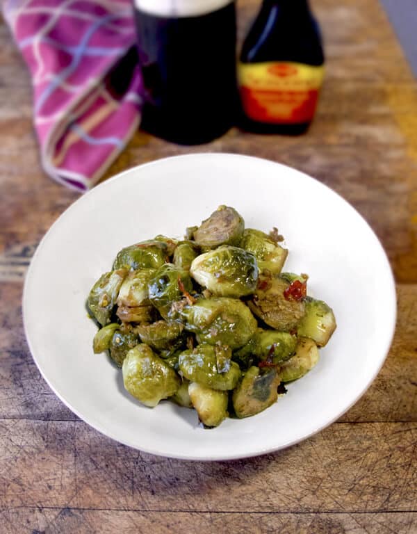 Brussel sprouts with Maggi seasoning