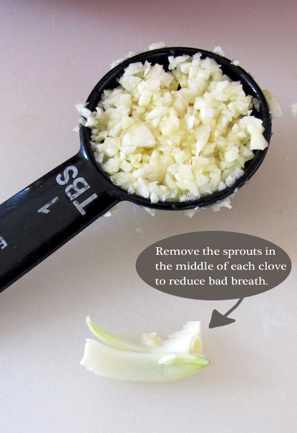 chopped garlic