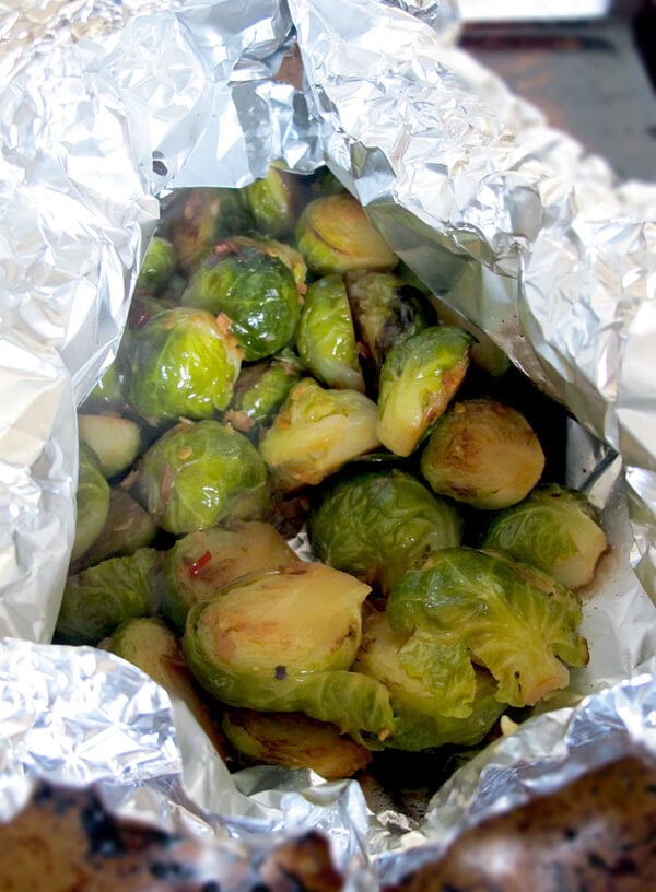 oven cooked brussel