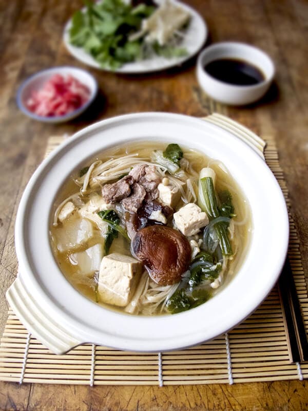 Vegan Nabe: Healthy Japanese Hot Pot Soup With Miso