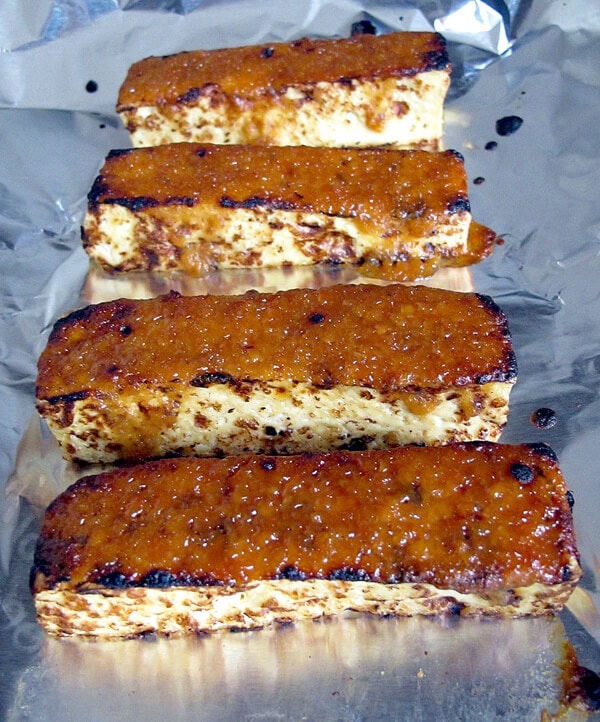 tofu broiled with miso glaze