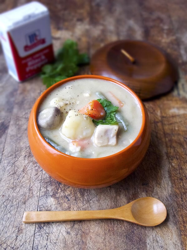 Japanese creamy chicken stew