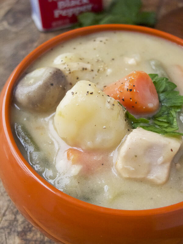 Japanese creamy chicken stew