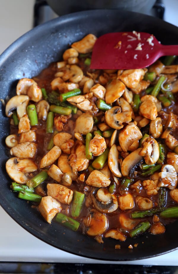 chicken sauce stir fry