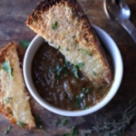 french onion soup with miso