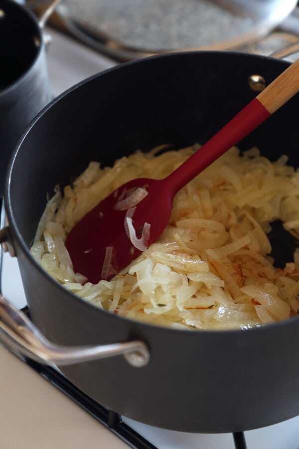 onions frying