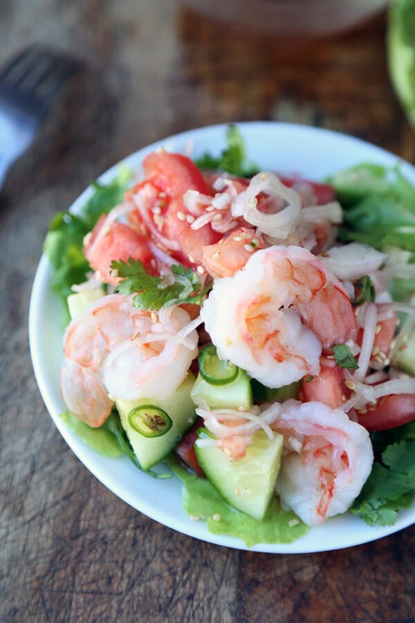 Thai Shrimp Shaker Salad