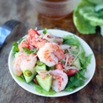 Thai shrimp and cucumber salad