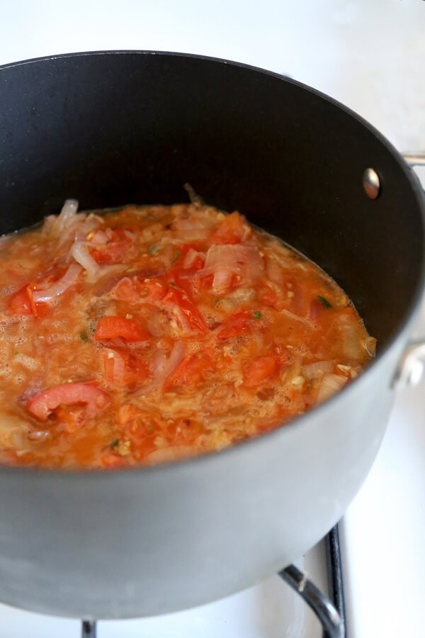 tomatoes stewing