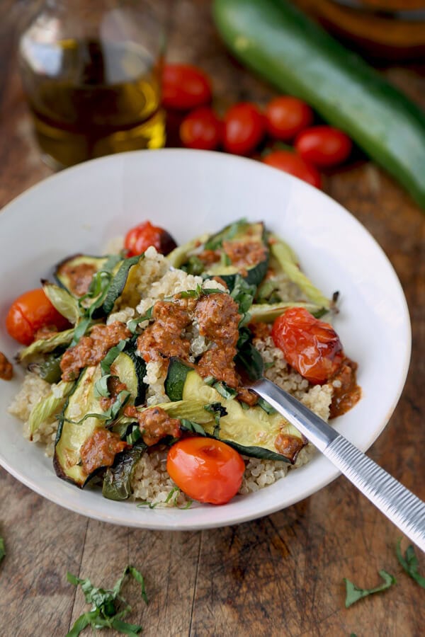 Zesty quinoa salad