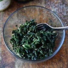 Sauteed Kale with Mustard Sauce