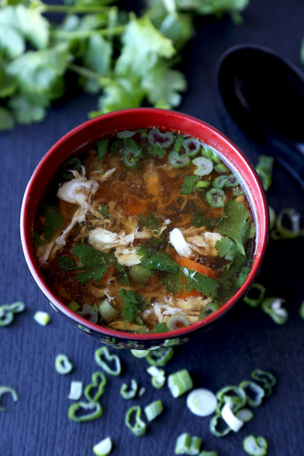 spicy egg drop soup