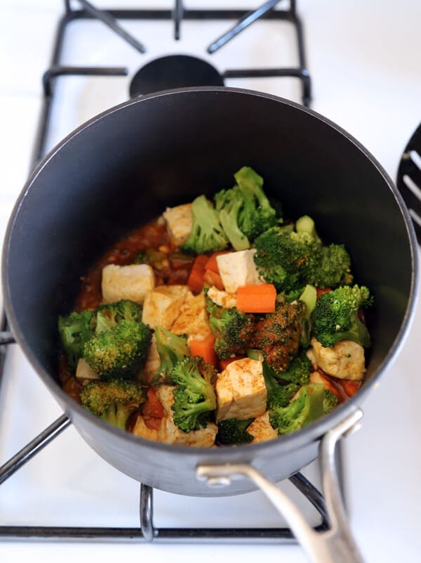 tofu veggies sauce