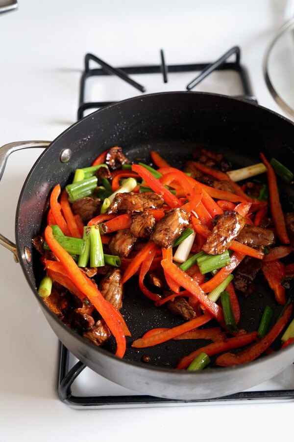 Stir Fry Beef with Spicy Hoisin Sauce