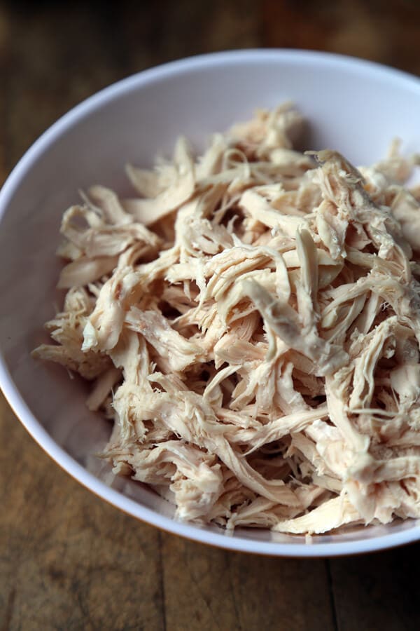 shredded chicken